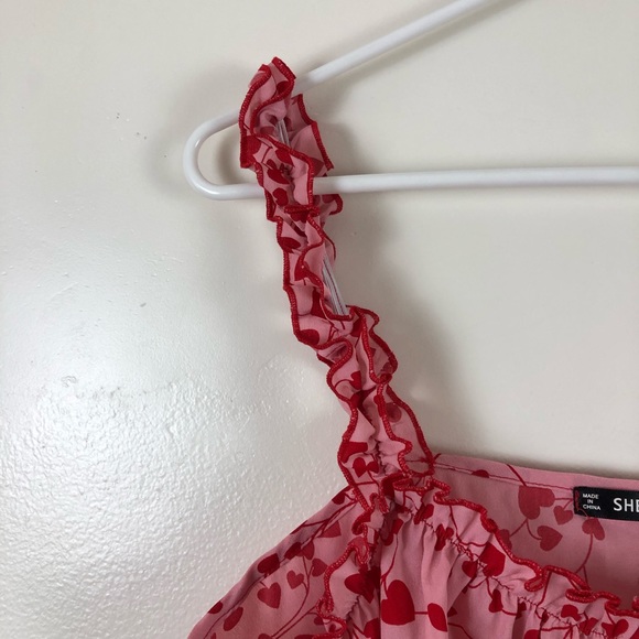 Shein Heart Pattern Tank Top - Picture 2 of 5